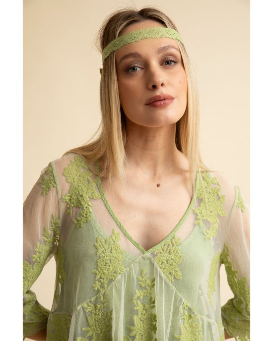 Blusa Kezia Pistacchio