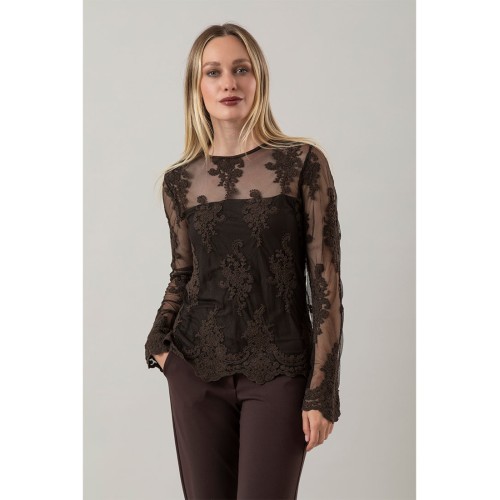 Blusa Agata Cioccolato