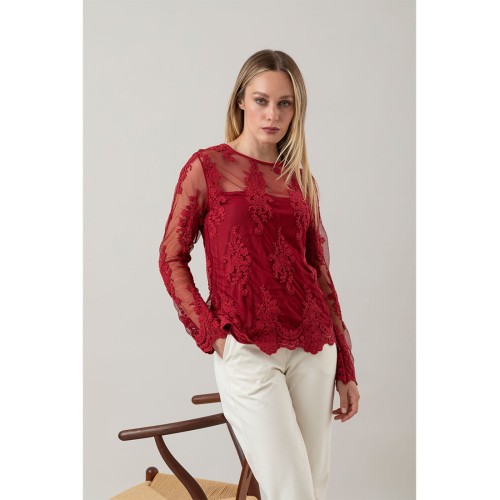 Blusa Agata Mosto