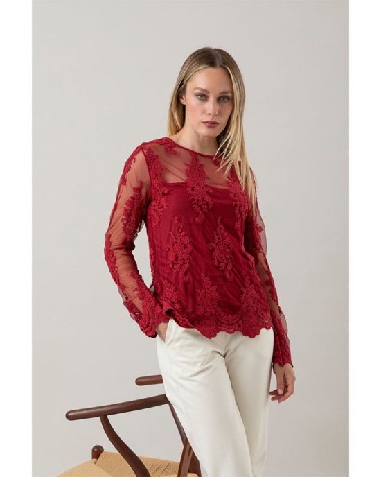 Blusa Agata Mosto