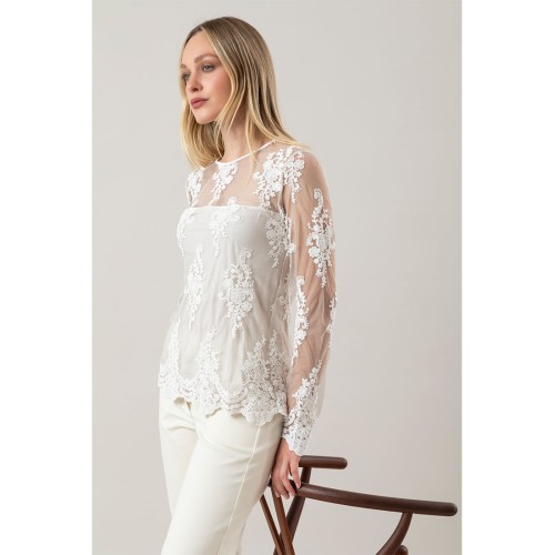 Blusa Agata Vintage Fango