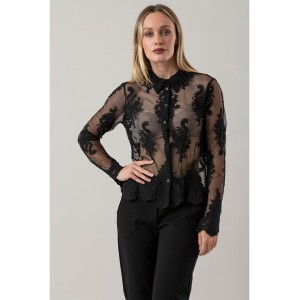 Camicia Fleurette Nero