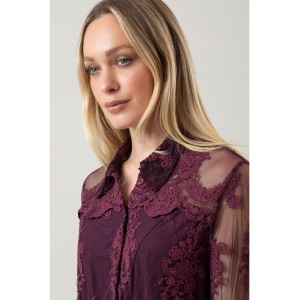 Camicia Over Parisienne Amarone