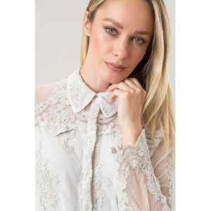 Camicia Over Parisienne Argilla