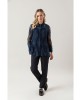 Camicia Over Parisienne Blu Notte