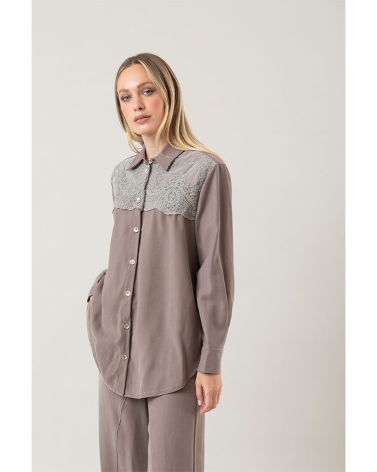 Overshirt Milano Fango