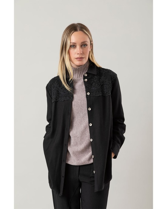 Overshirt Milano Nero