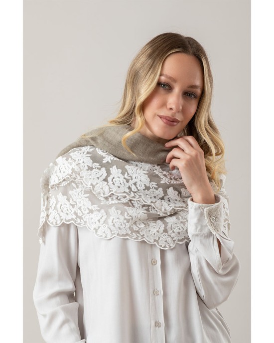 Pashmina Garzina Romantic Fango
