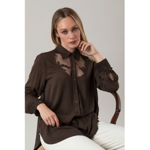 Camicia Provenza Cioccolato