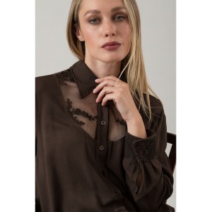 Camicia Provenza Cioccolato