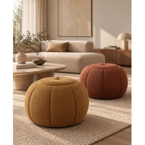 Pouf Contenitore Pumpkin Senape