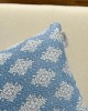 Cuscino Sardo Pistoccu Jacquard Azzurro