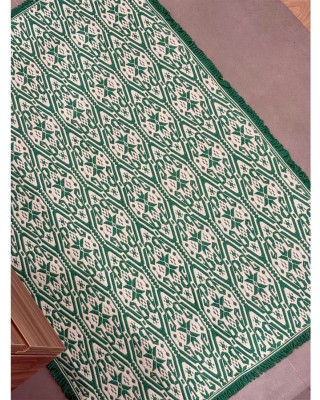 Tappeto Gancios Verde Smeraldo 65x165 cm