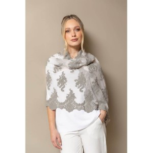 Foulard Bouquet Mousse 90x200