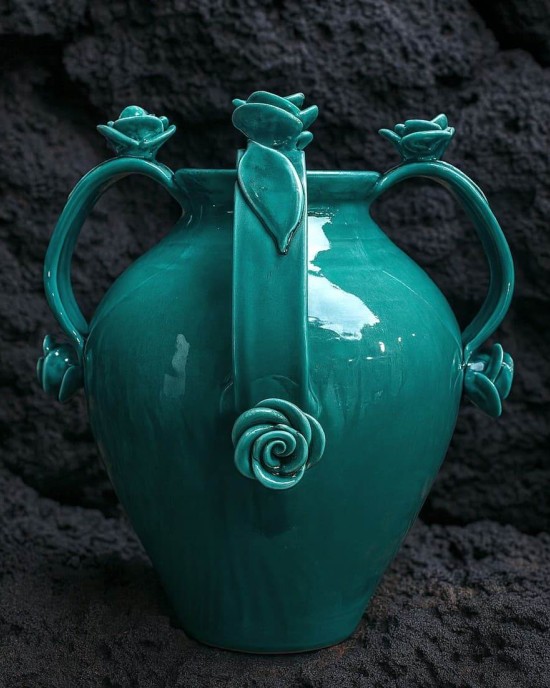 LUCE BUIO Brocca della Sposa Verde Smeraldo 