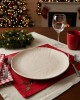 WHITE XMAS Servizio Piatti Gres 18 Pezzi